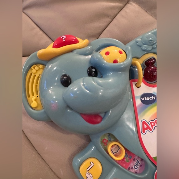 Vtech Touch and Teach Elephant Learning Educational Toy Numbers Alphabet Songs - Picture 7 of 11